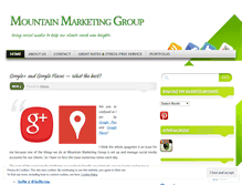 Tablet Screenshot of mountainmarketinggroup.net